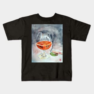 Bourbon and smoke Kids T-Shirt